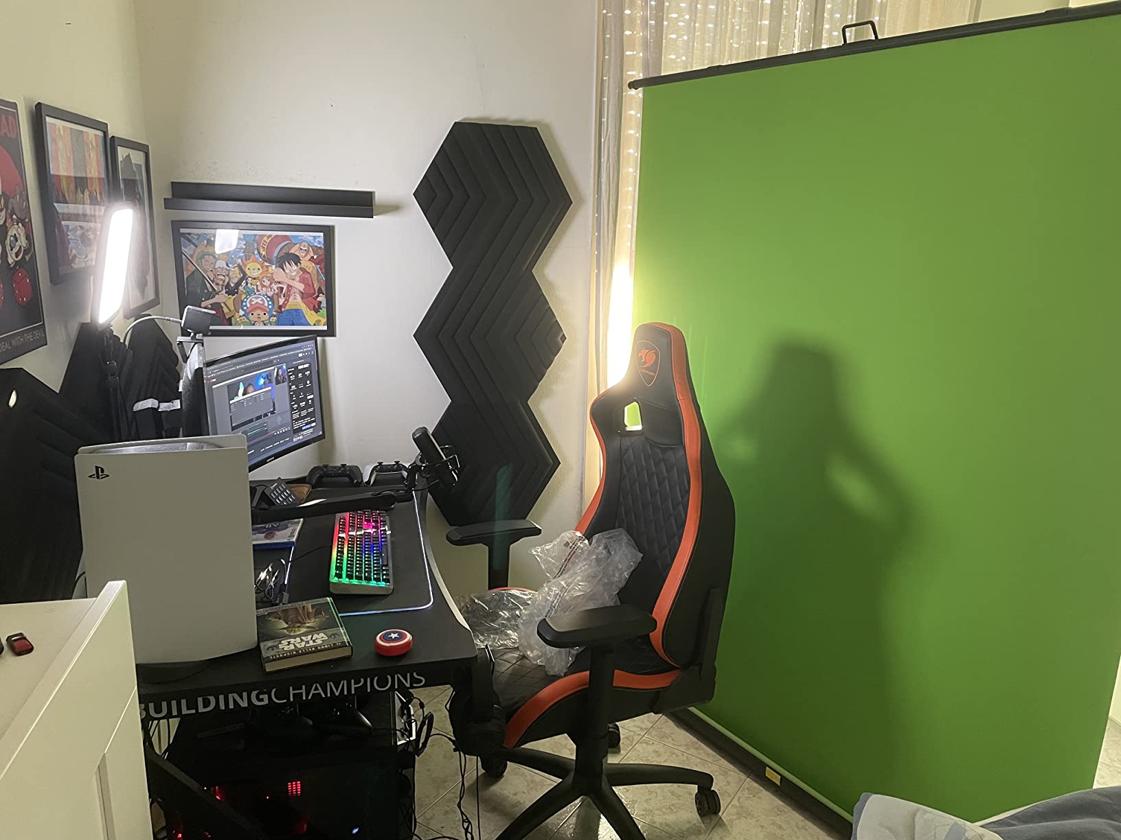 Elgato Green Screen fond vert rétractable 148x180 cm
