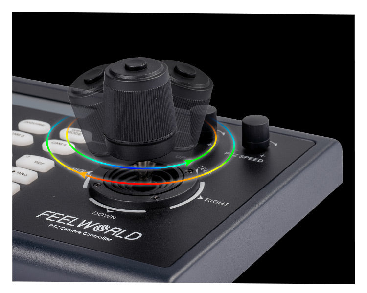 FeelWorld KBC10 contrôleur caméra PTZ joystick PoE LCD