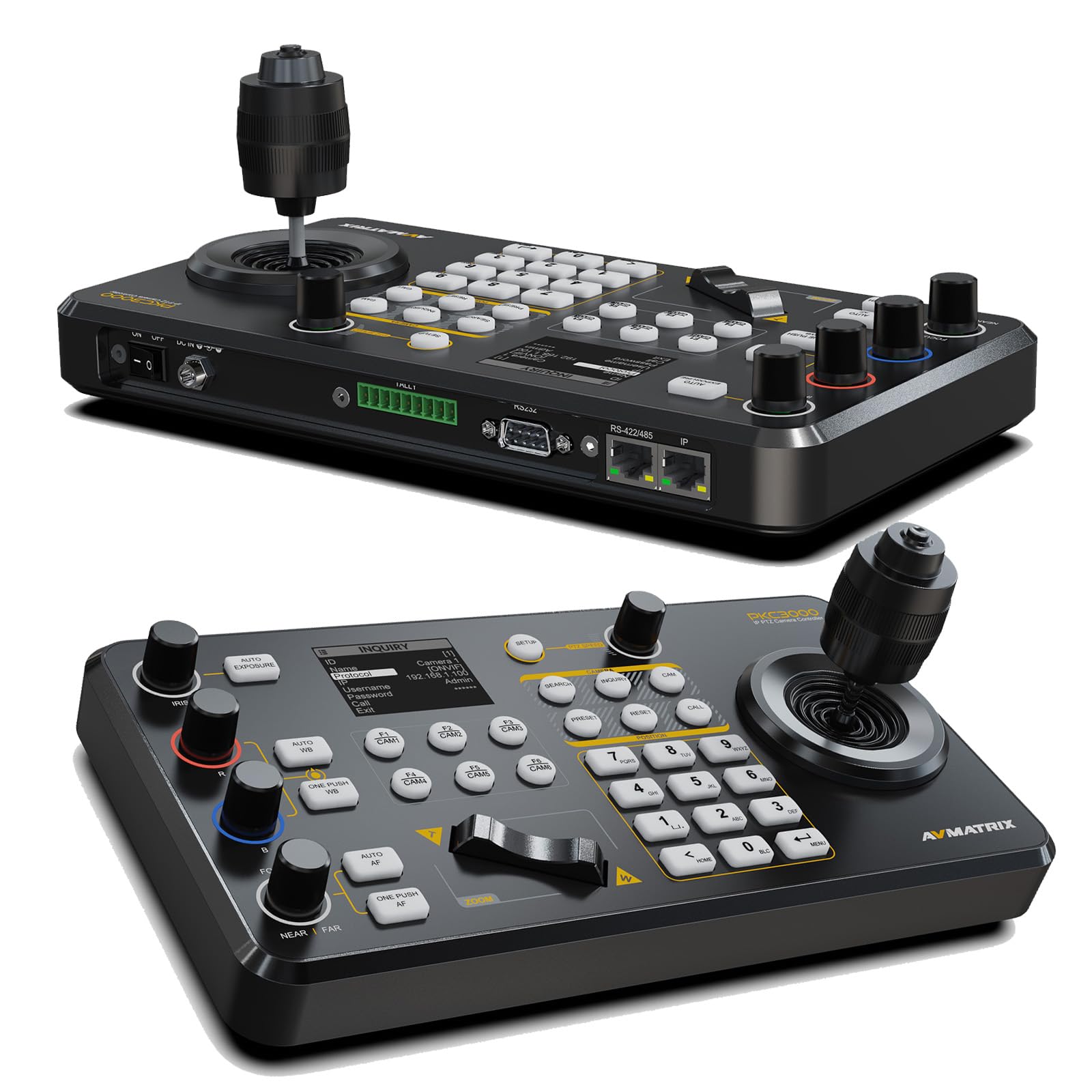 AVMATRIX PKC3000 contrôleur PTZ joystick PoE NDI