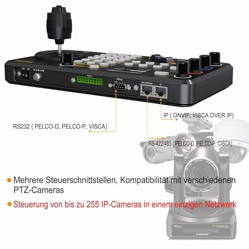 AVMATRIX PKC3000 contrôleur PTZ joystick PoE NDI