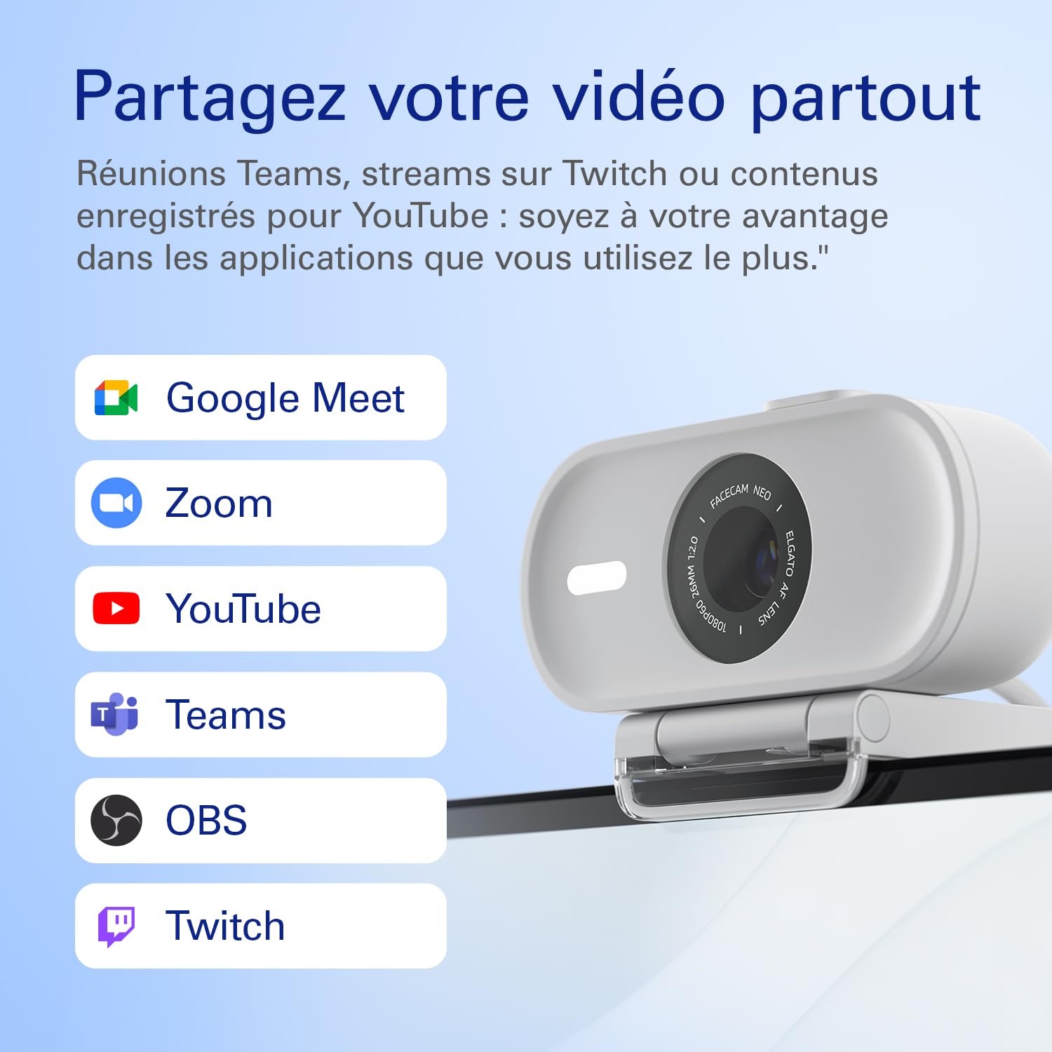 Elgato Facecam Neo webcam Full HD 1080p60 HDR