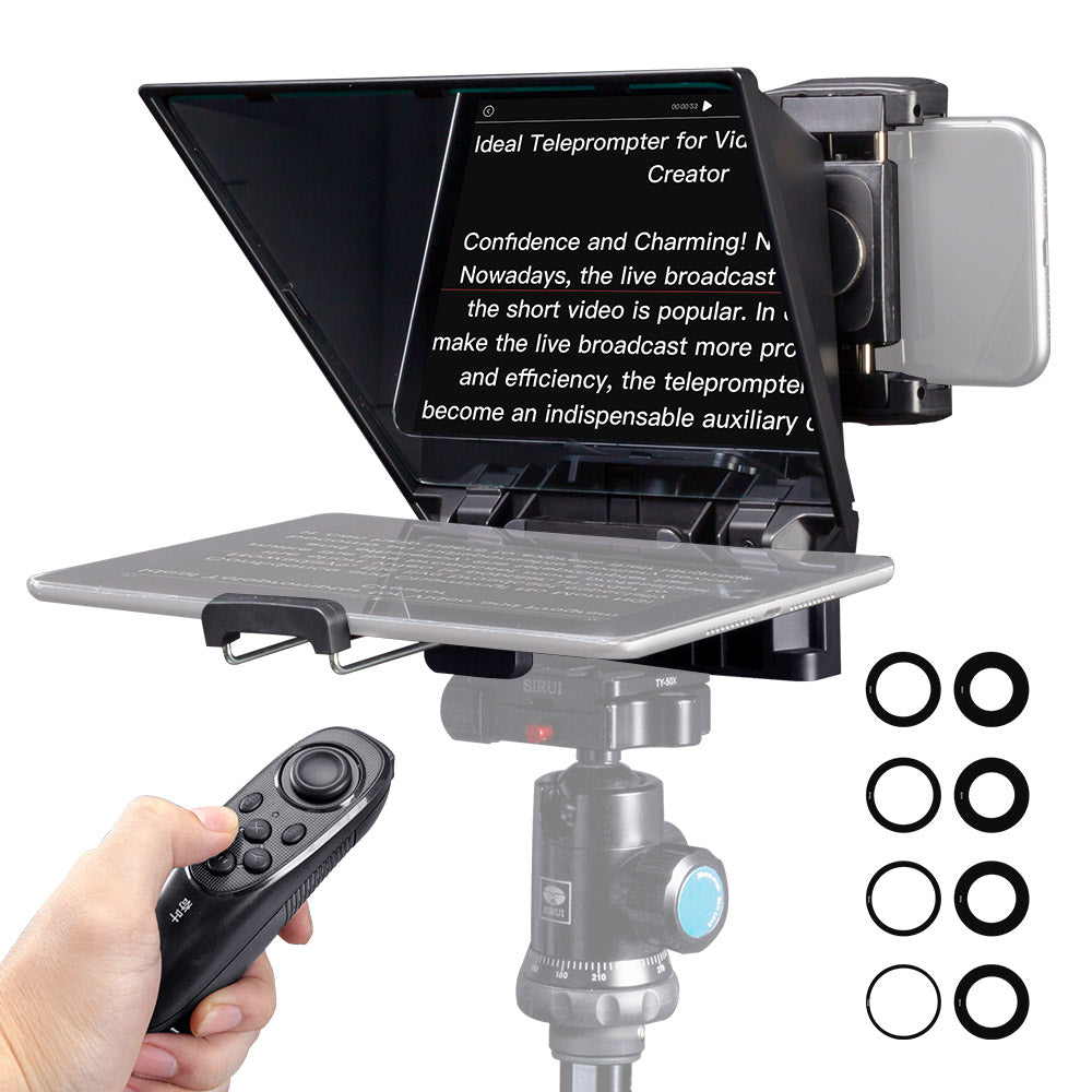 FeelWorld TP2A prompteur 8" tablette smartphone DSLR