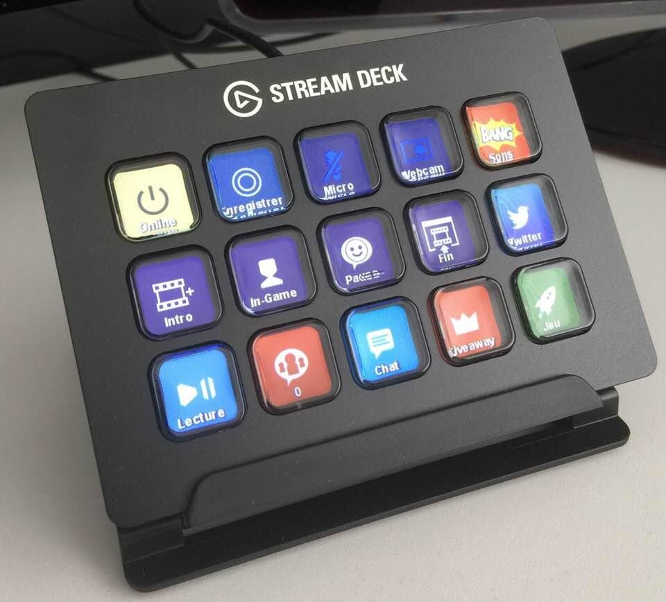 Elgato Stream Deck 15 touches contrôleur streaming LCD