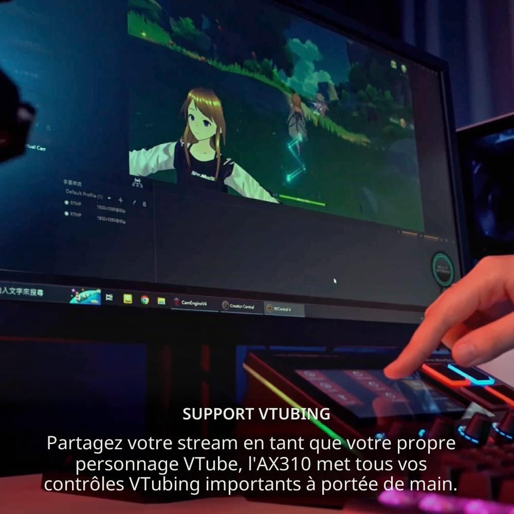 AVerMedia Live Streamer AX310 mixeur audio 6 voies tactile