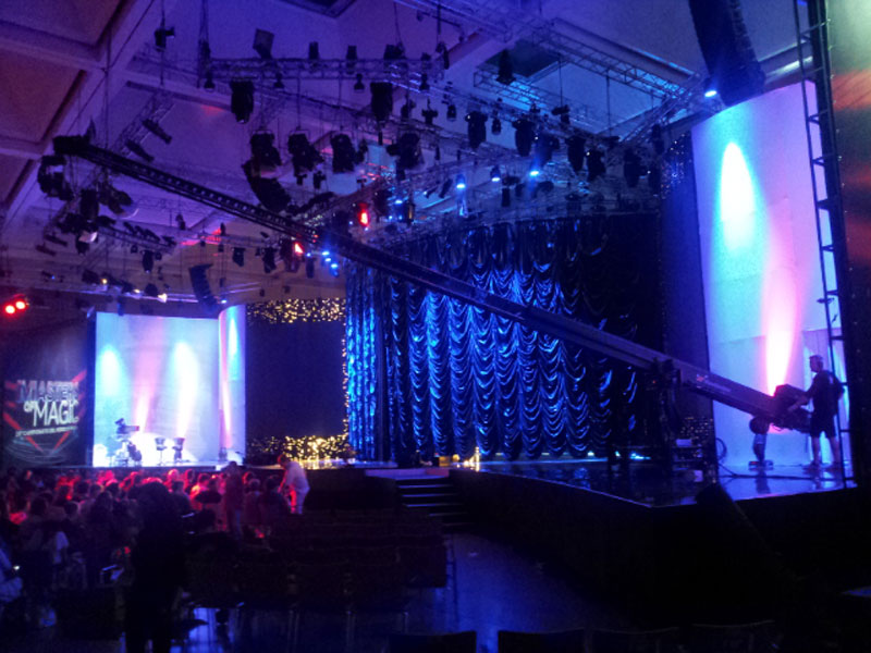 Tecnopoint Productions Masters of Magic 2015 production