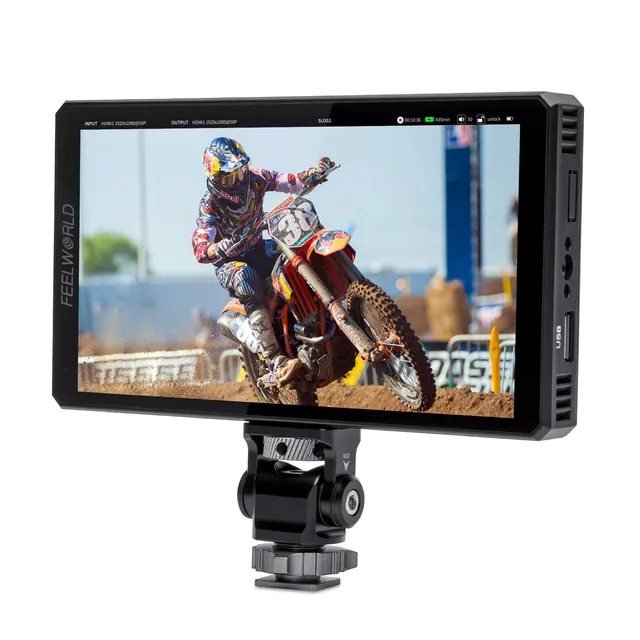 FeelWorld CUT6 Moniteur vidéo 6 pouces tactile enregistreur 1080p