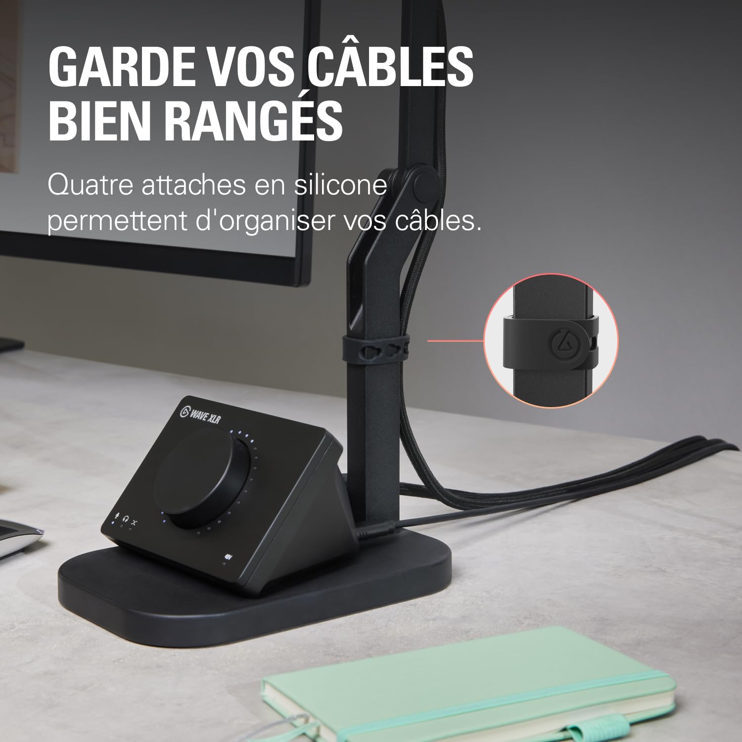 Elgato Wave Desk Stand support micro bureau 1 kg
