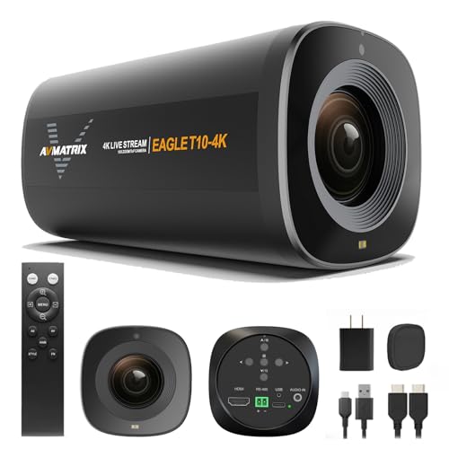 AvMatrix Eagle T10-4K caméra PTZ streaming Zoom 10x