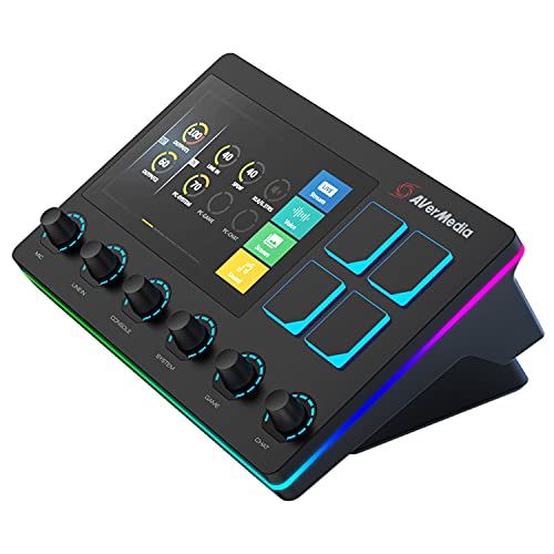 AVerMedia Live Streamer AX310 mixeur audio 6 voies tactile