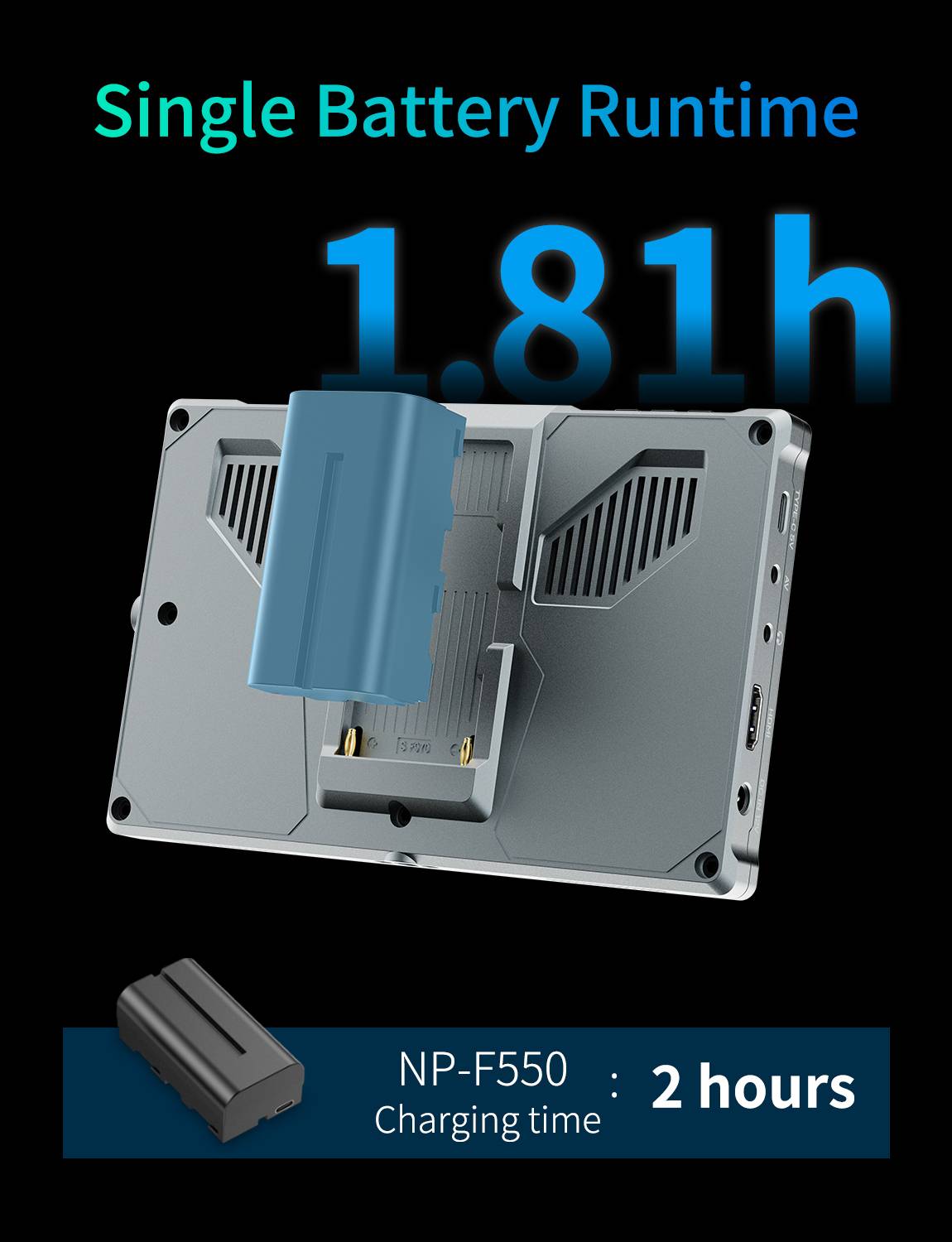 FeelWorld FW759 PRO moniteur 7" tactile 400 nits HDMI