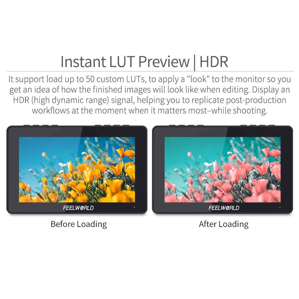 FeelWorld LUT7 Pro moniteur 7 pouces 2200 nits HDMI