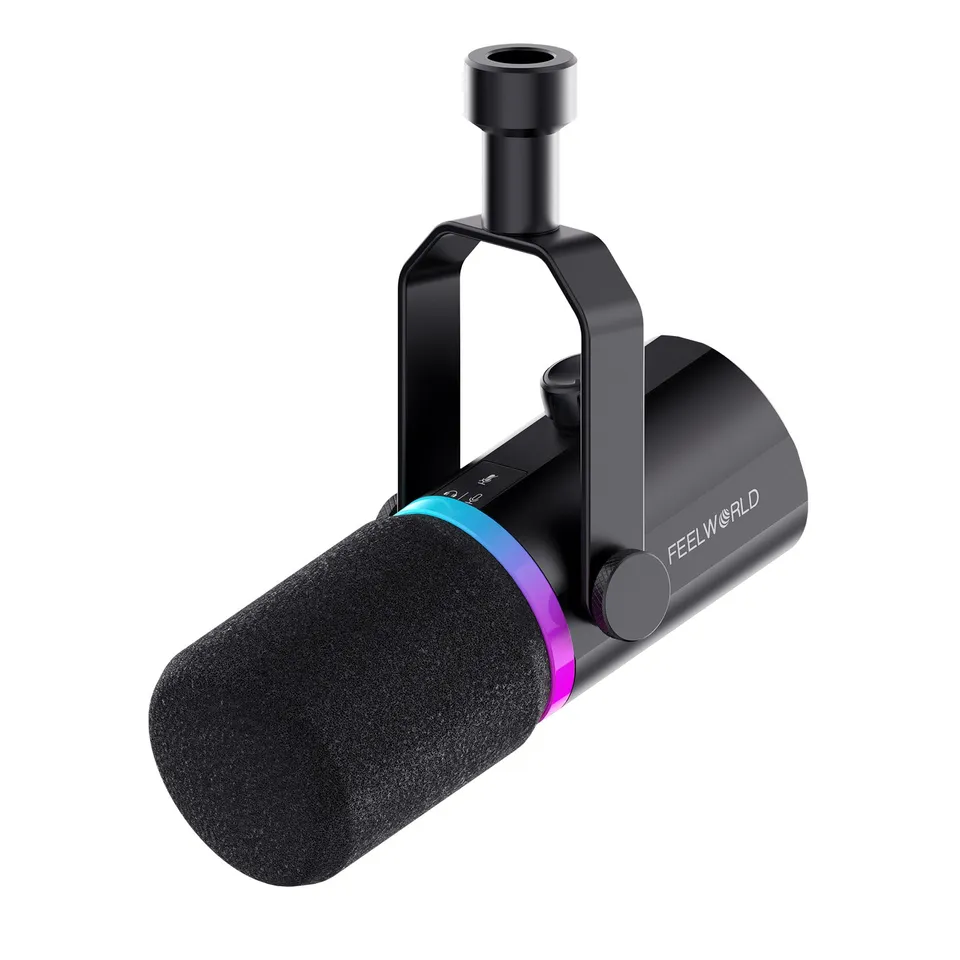 FeelWorld PM1 micro dynamique XLR USB noir
