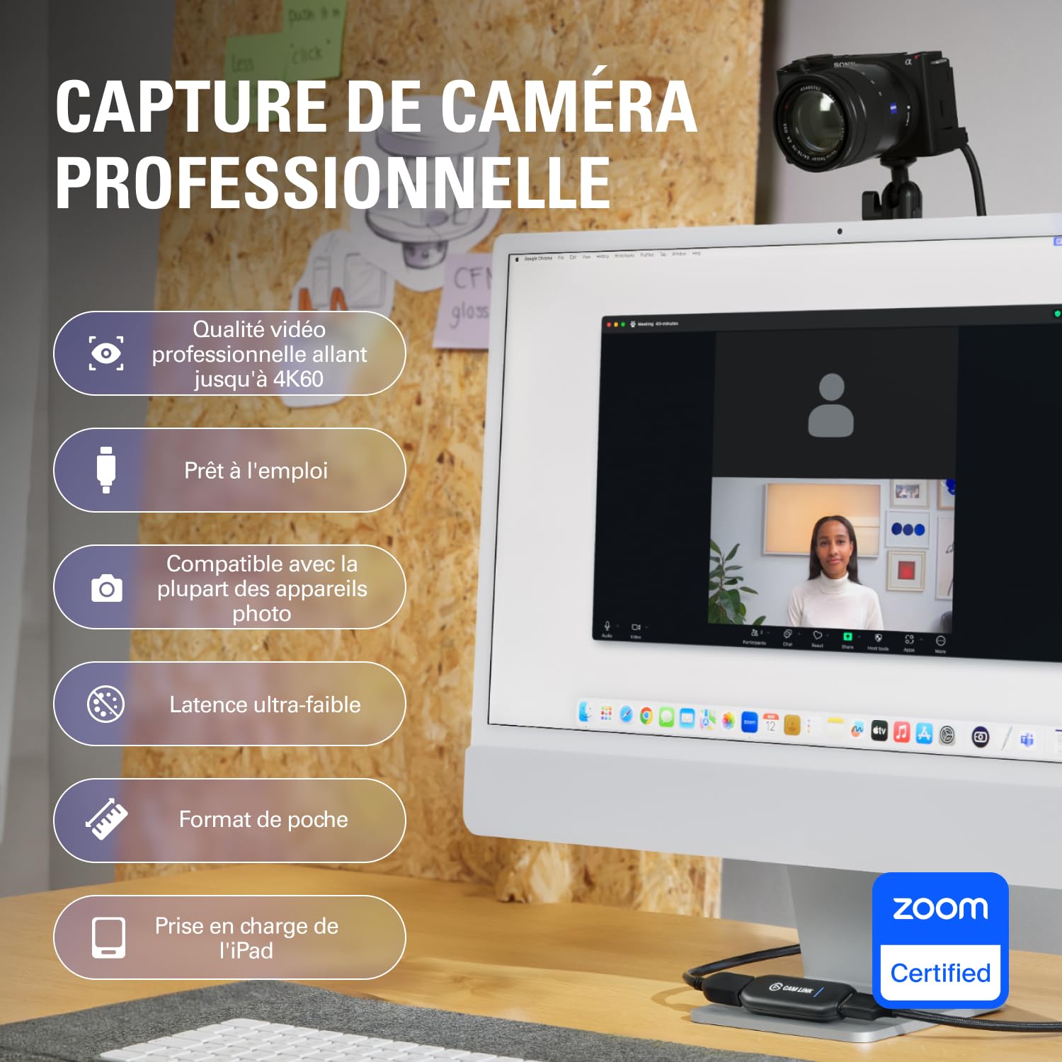 Elgato Cam Link 4K carte capture HDMI 1080p60 externe