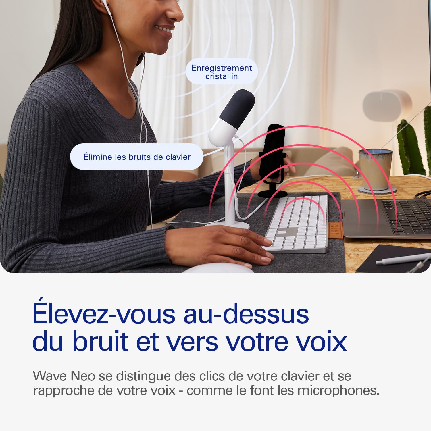 Elgato Wave Neo micro USB à condensateur streaming