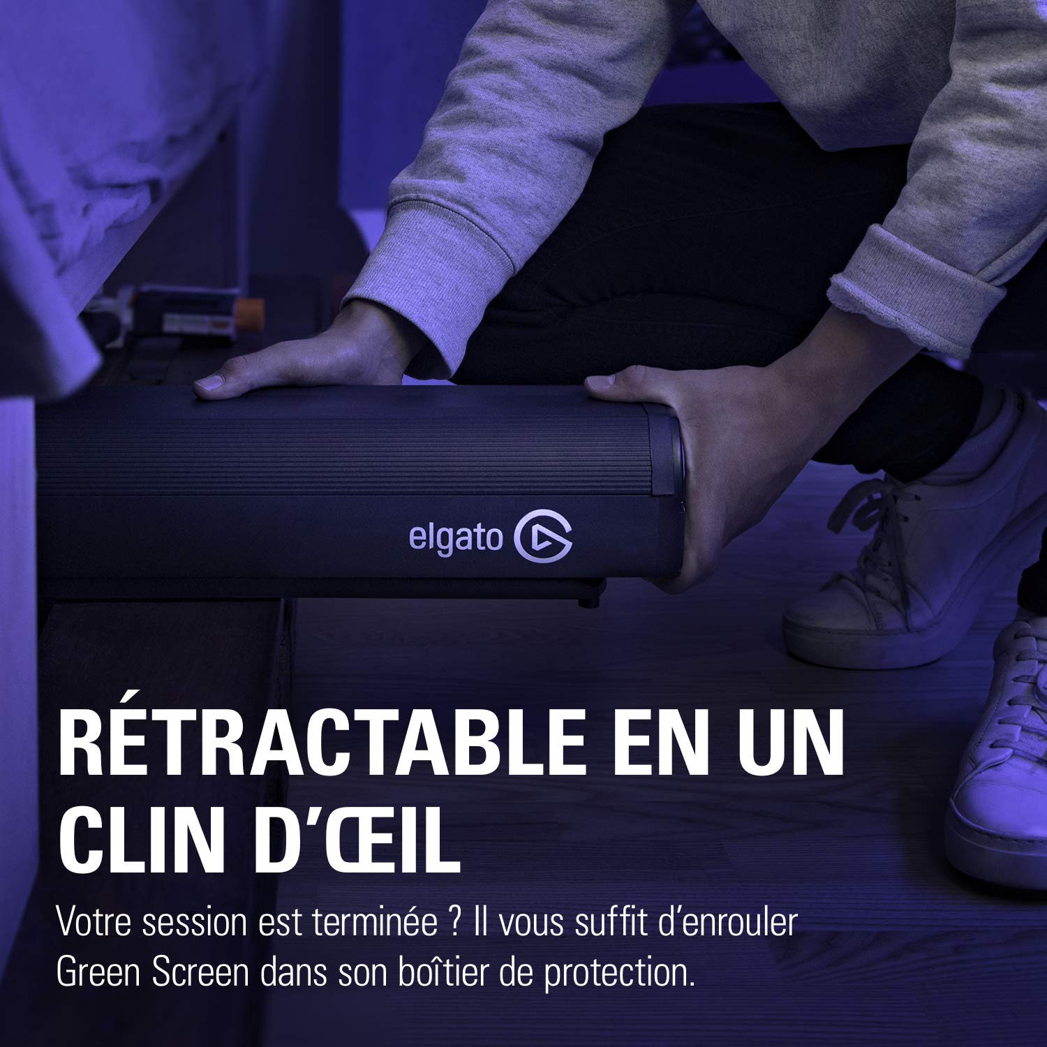 Elgato Green Screen fond vert rétractable 148x180 cm