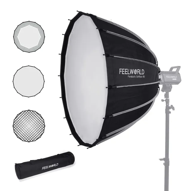 FeelWorld FSP90 V2 softbox parabolique 90cm monture Bowens