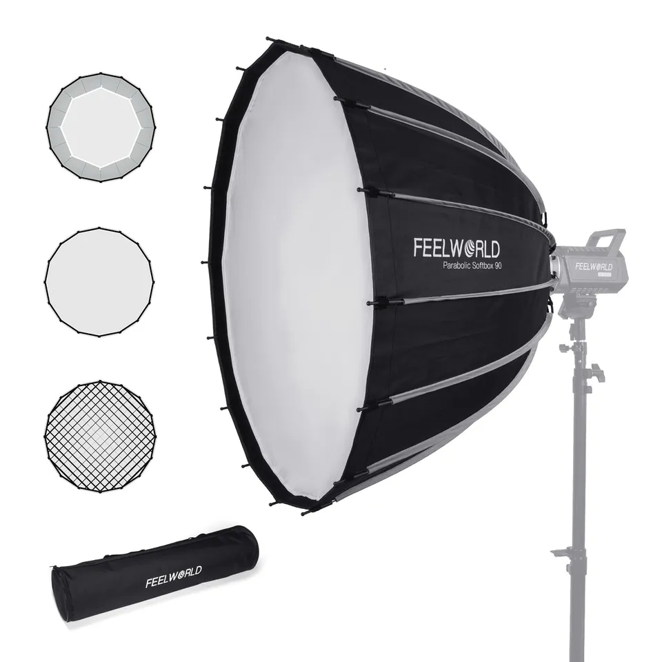 FeelWorld FSP90 V2 softbox parabolique 90cm monture Bowens