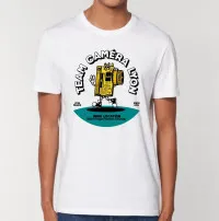 Regular Kolor T-Shirt Team Caméra t-shirt coton noir S M L