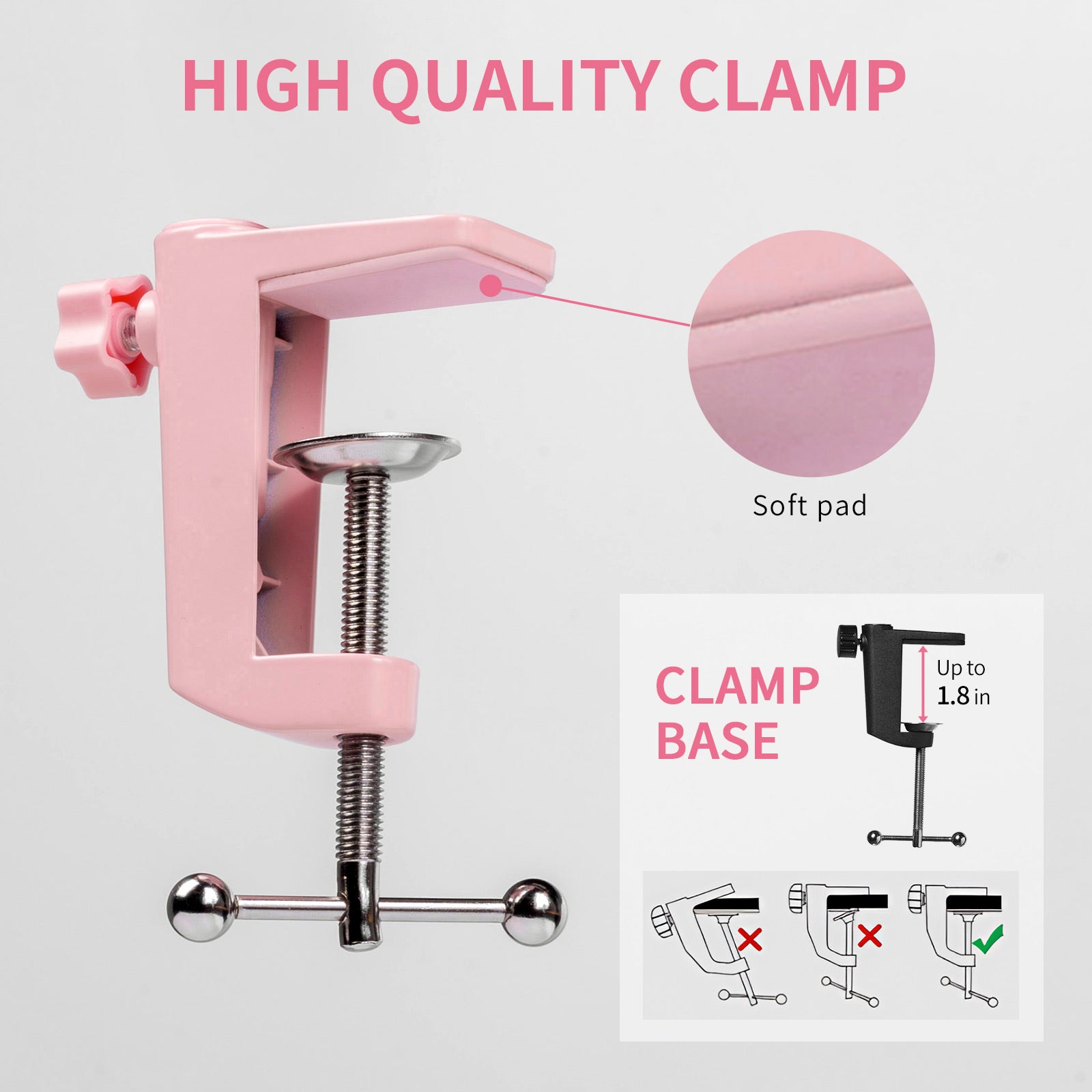 FeelWorld AMS1 bras micro rose pour PM1
