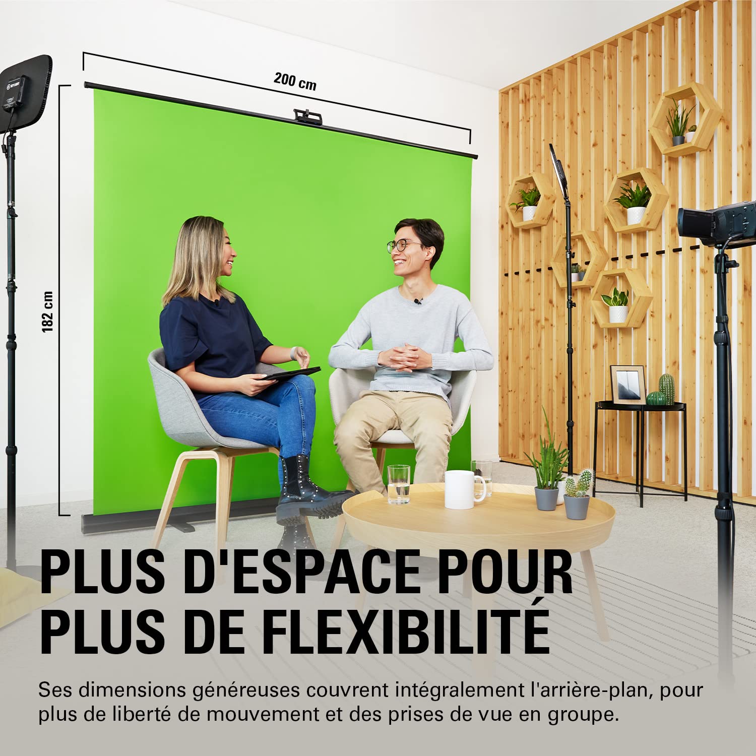 Elgato Green Screen XL fond vert rétractable 2x1,82m