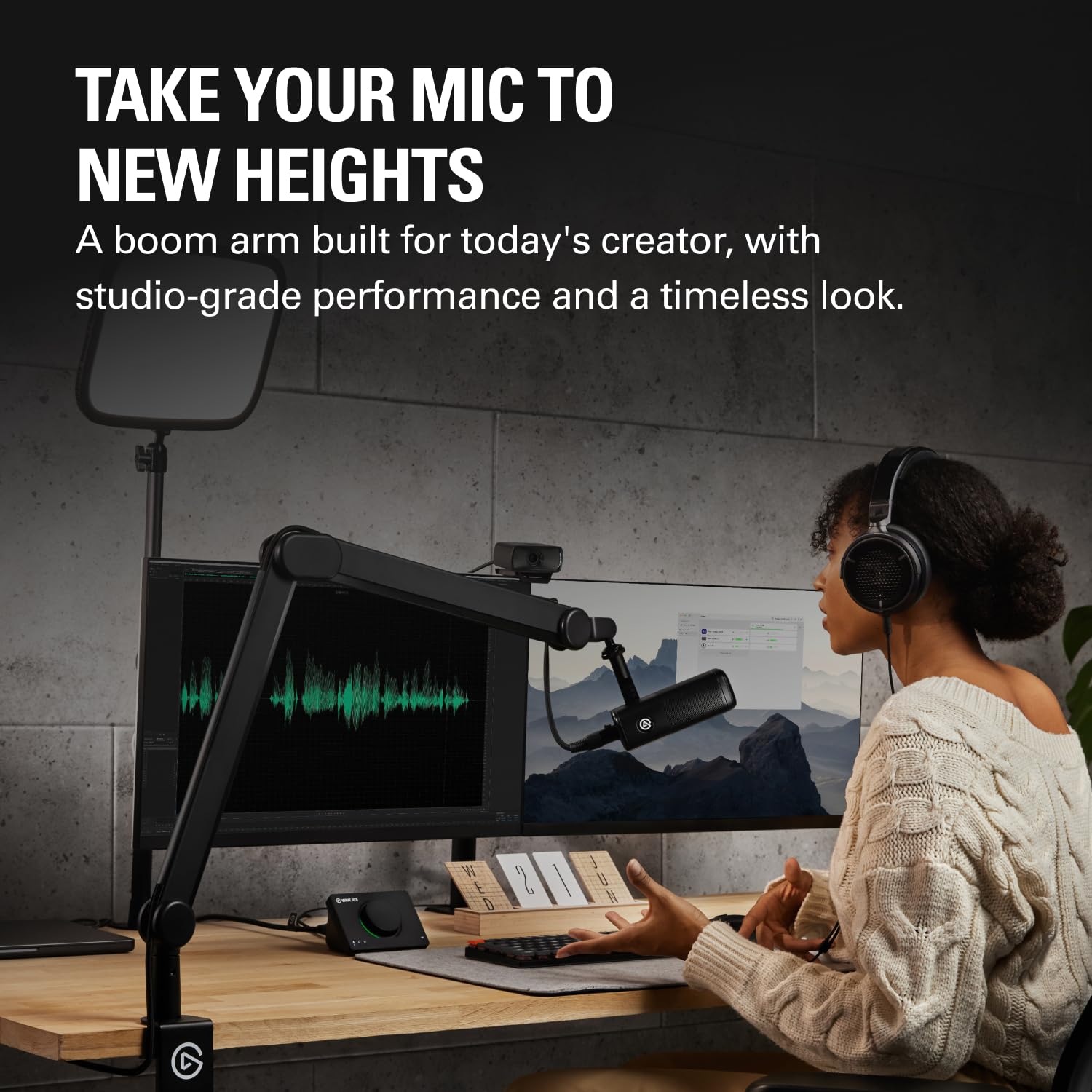 Elgato Wave Mic Arm MK.2 bras micro studio métal