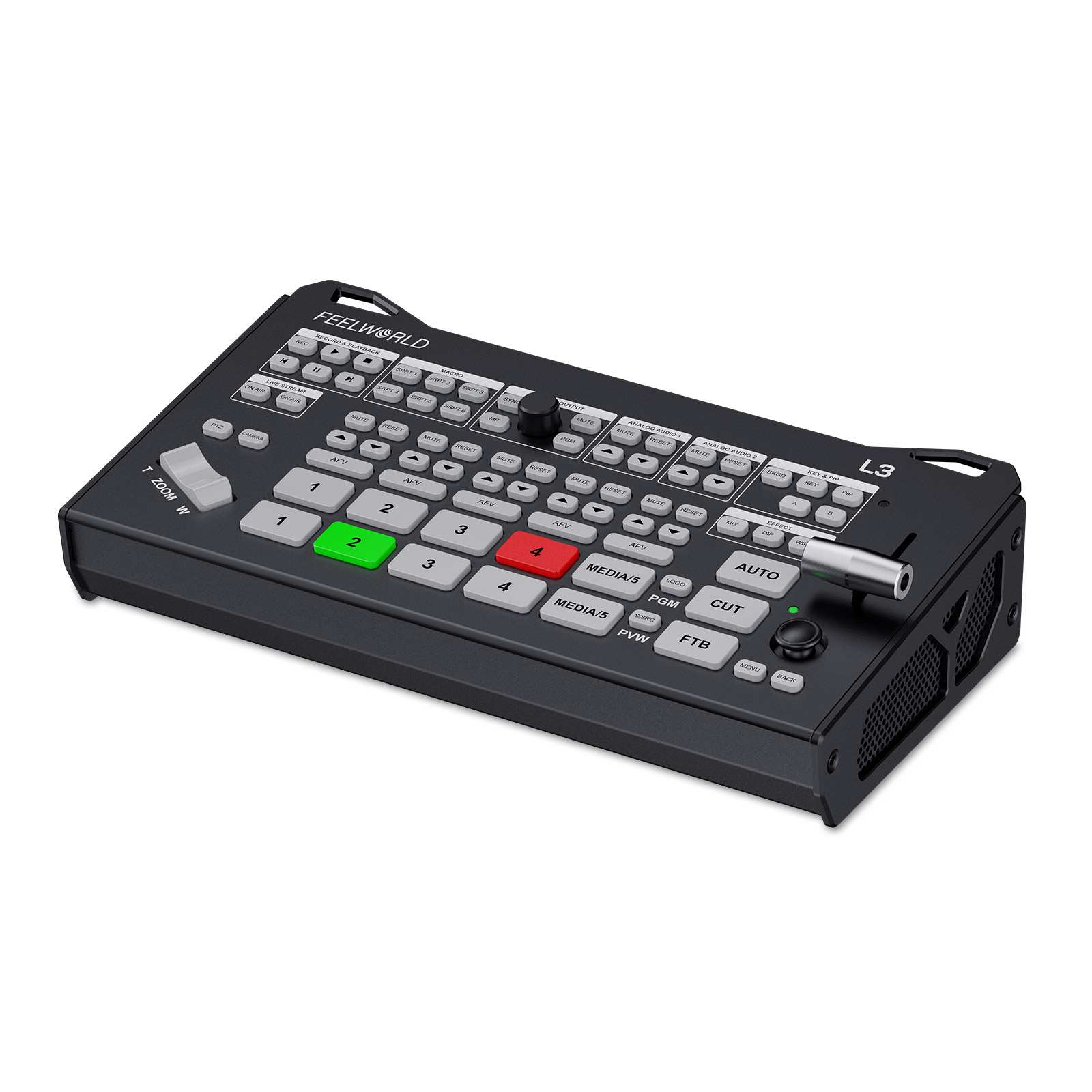 FeelWorld L3 mélangeur vidéo 4xHDMI + UVC switcher streaming