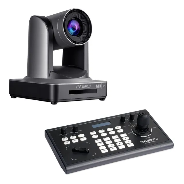 FeelWorld KBC10 + NDI20X caméra PTZ pack streaming