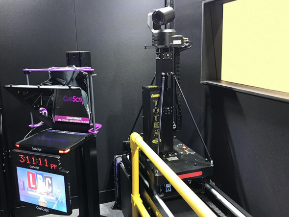 Tecnopoint Tuning Floor Dolly 400 + Totem 50 rail PTZ