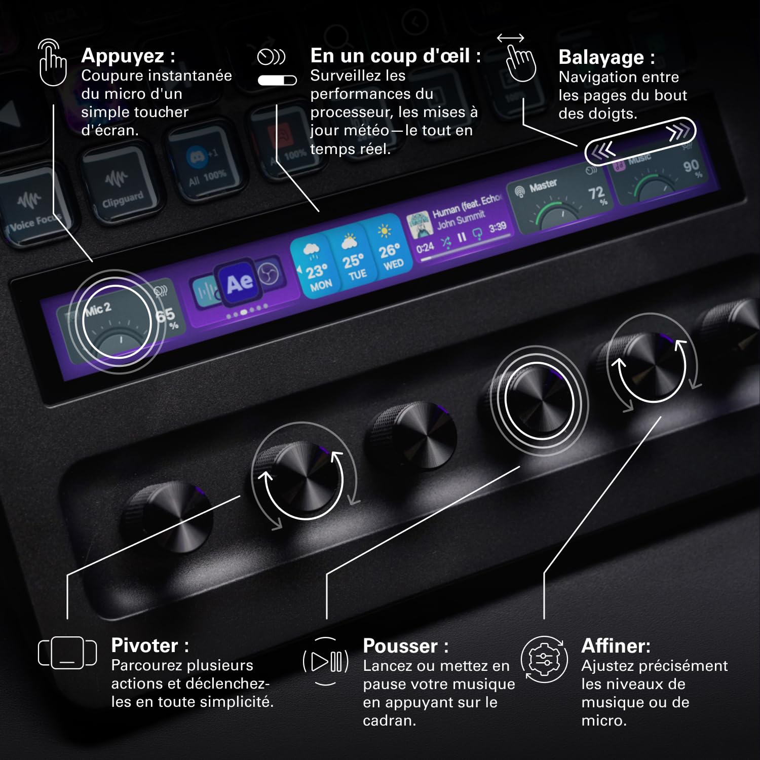 Elgato Stream Deck + XL contrôleur direct 36 touches