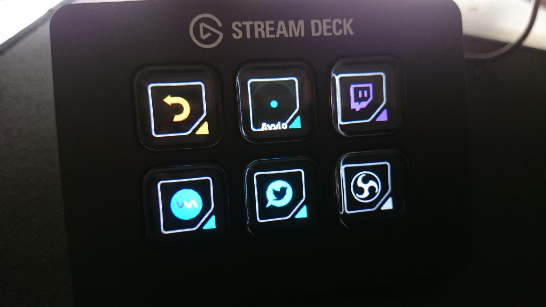 Elgato Stream Deck Mini console 6 touches LCD macros OBS