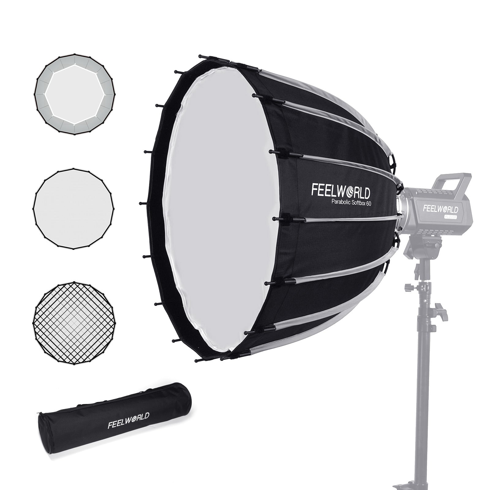 FeelWorld FSP60 V2 softbox parabolique 60 cm Bowens