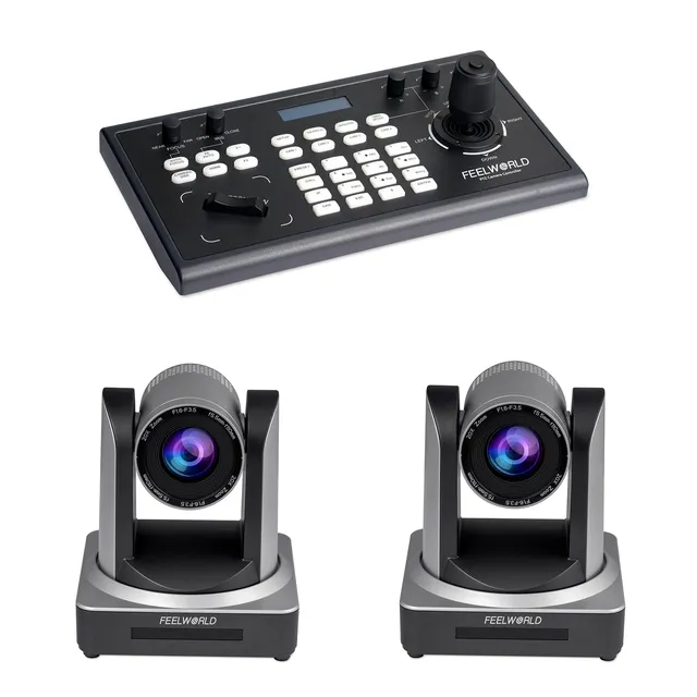 FeelWorld KBC10 + 2 POE20X kit PTZ streaming direct