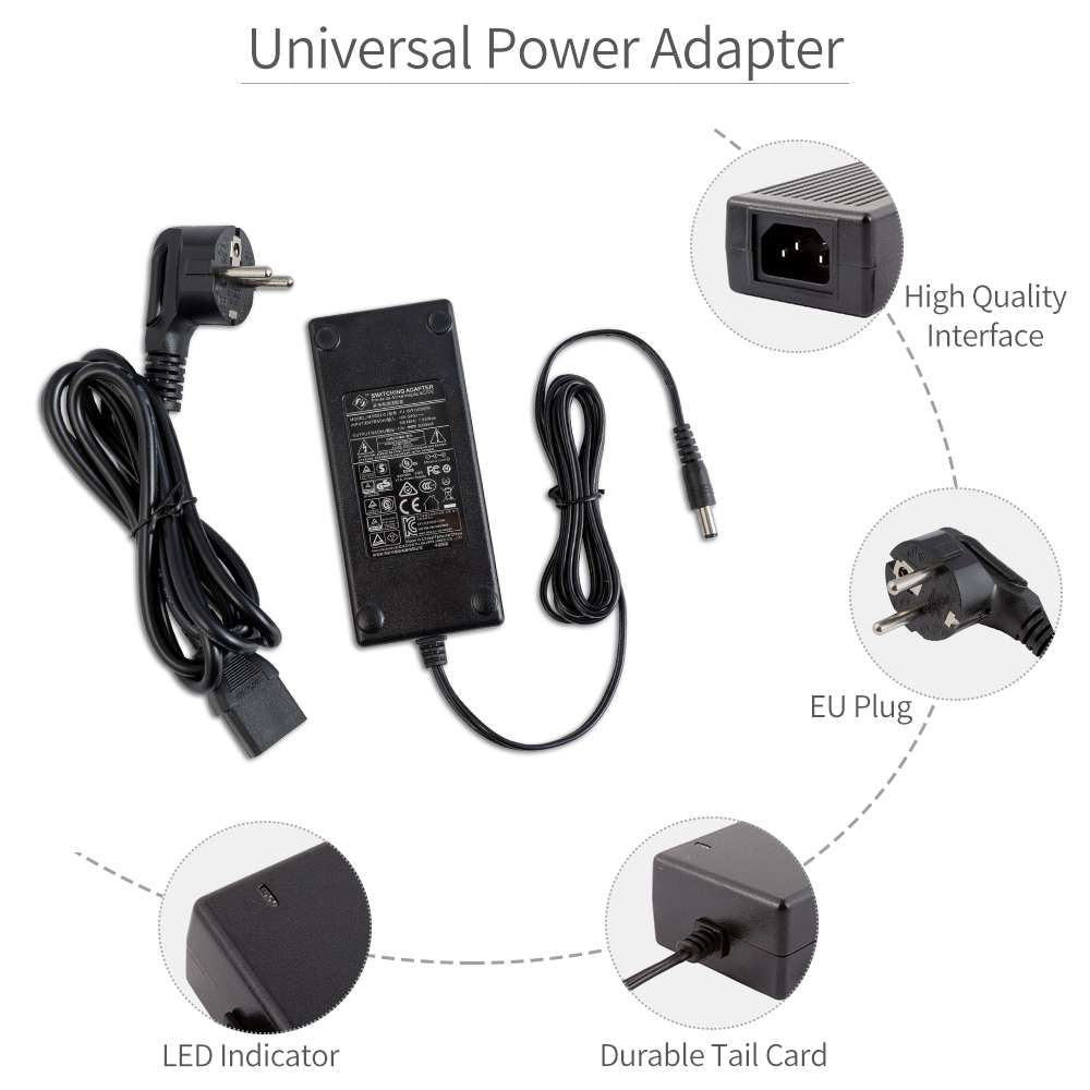 FeelWorld adaptateur secteur 12V 3A prise EU 36W