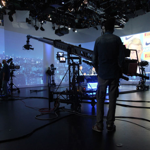 Tecnopoint Productions Sky Calcio production TV direct stade