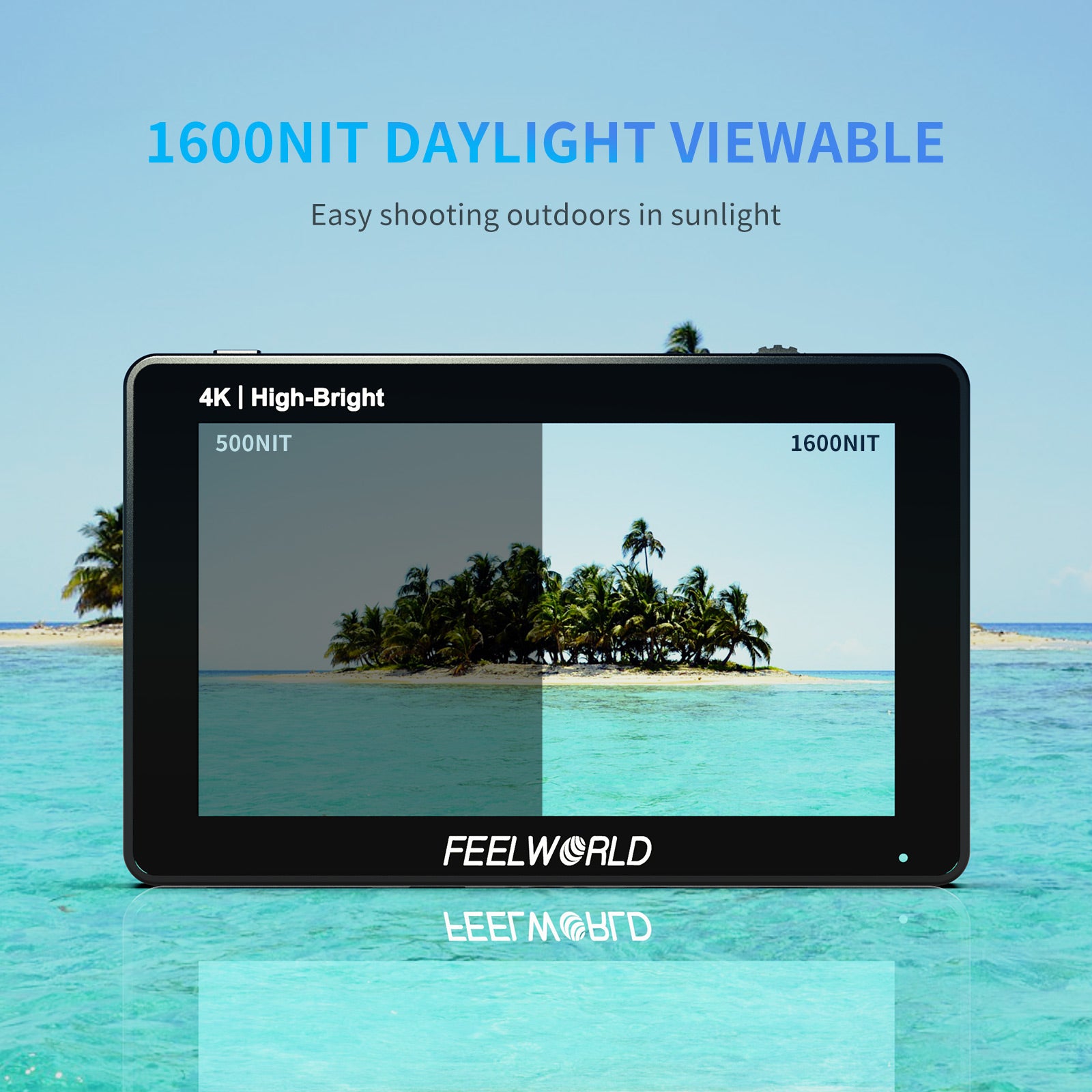 FeelWorld F6 PLUSX Moniteur 5,5" 1600nit tactile HDMI