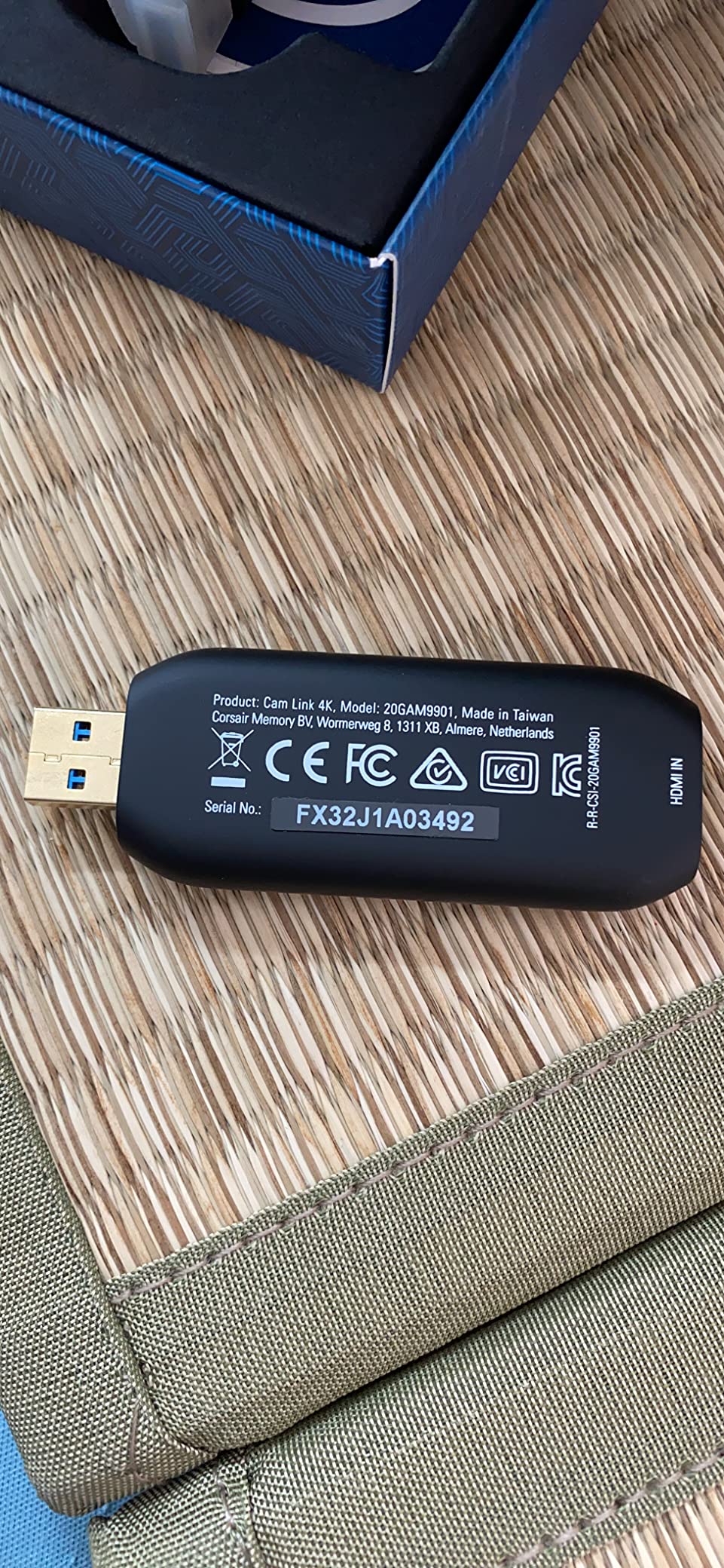 Elgato Cam Link 4K carte capture HDMI 1080p60 externe