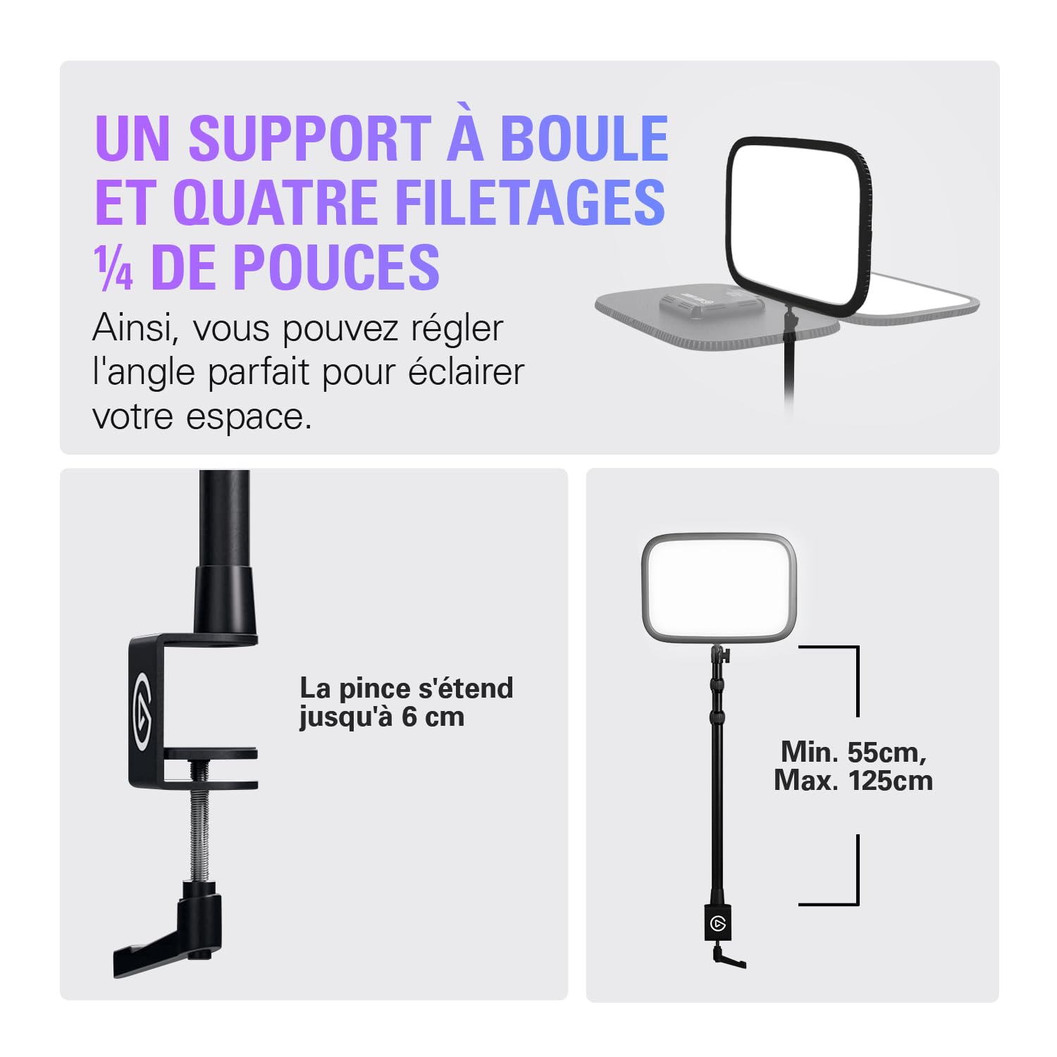 Elgato Key Light panneau LED studio 2800 lumens WiFi