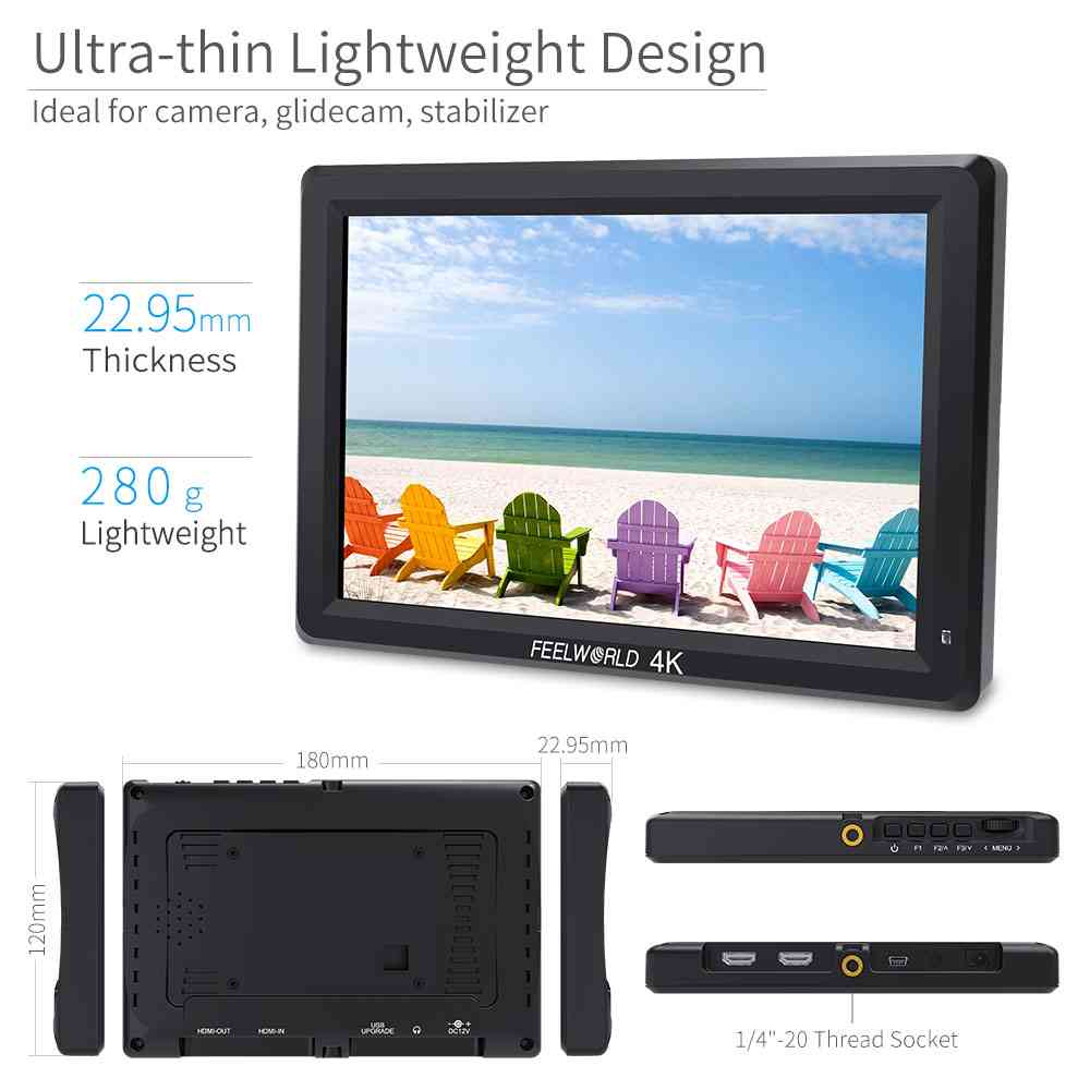 FeelWorld T756-ABA moniteur terrain 7" Full HD HDMI