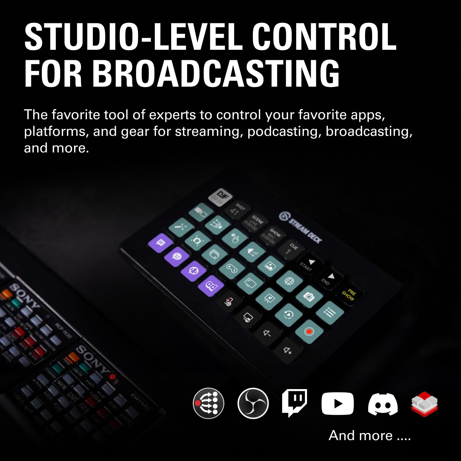 Elgato Stream Deck XL contrôleur studio 32 touches