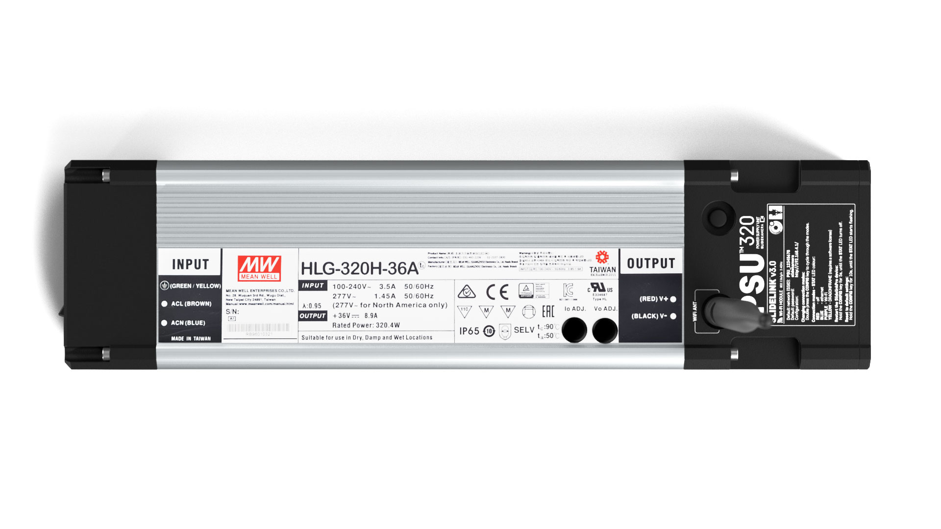 Waterbird SK PSU320W alimentation Slidelink 3.0 studio