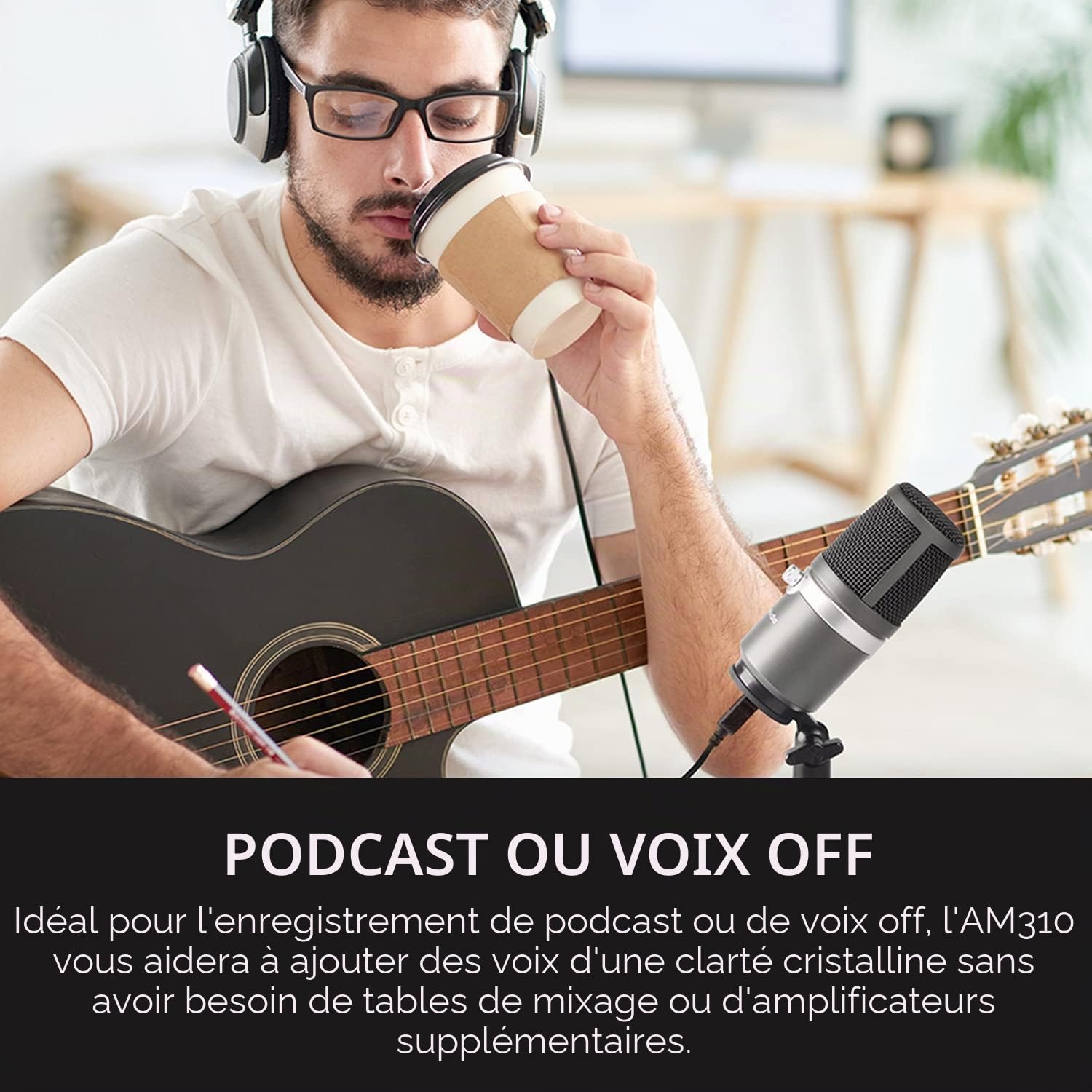 AVerMedia Live Streamer AM310 micro USB cardioïde noir