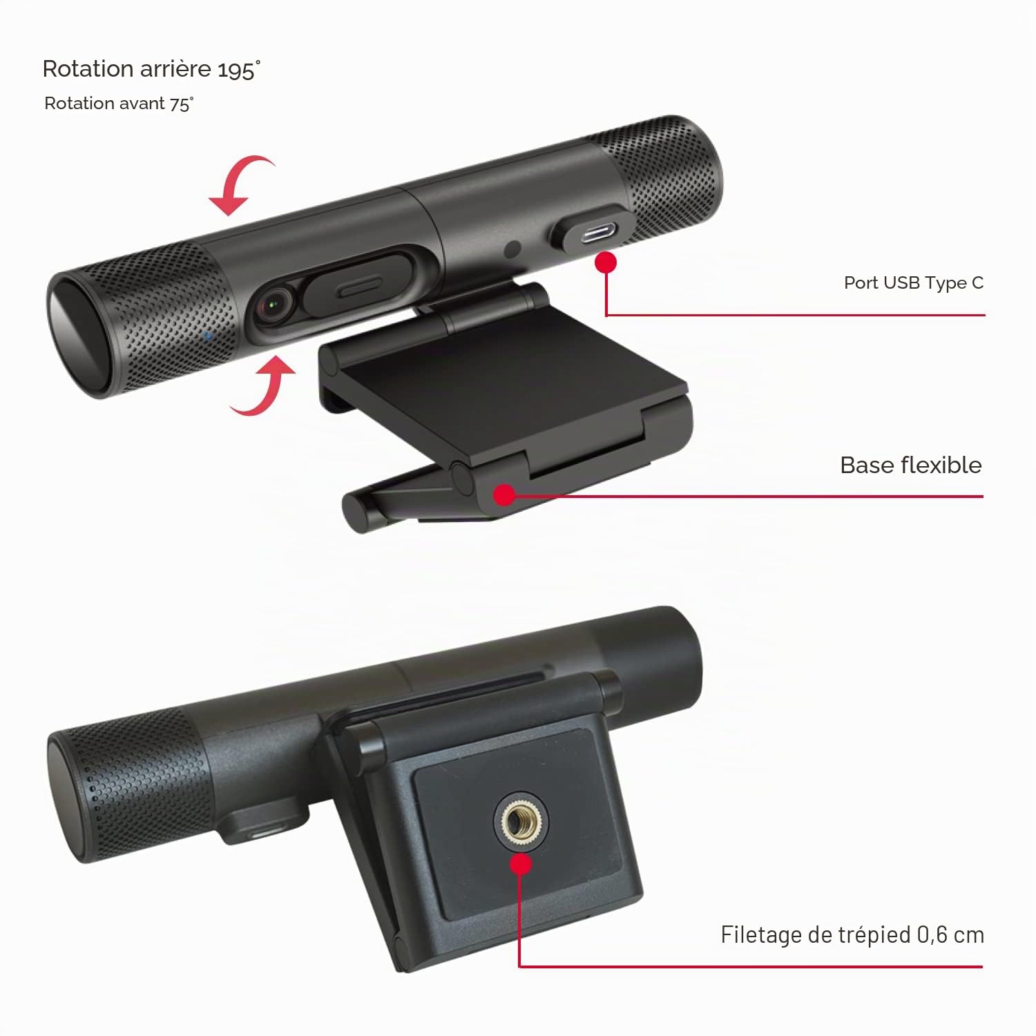 AVerMedia Live Streamer PW313D webcam double 2K autofocus