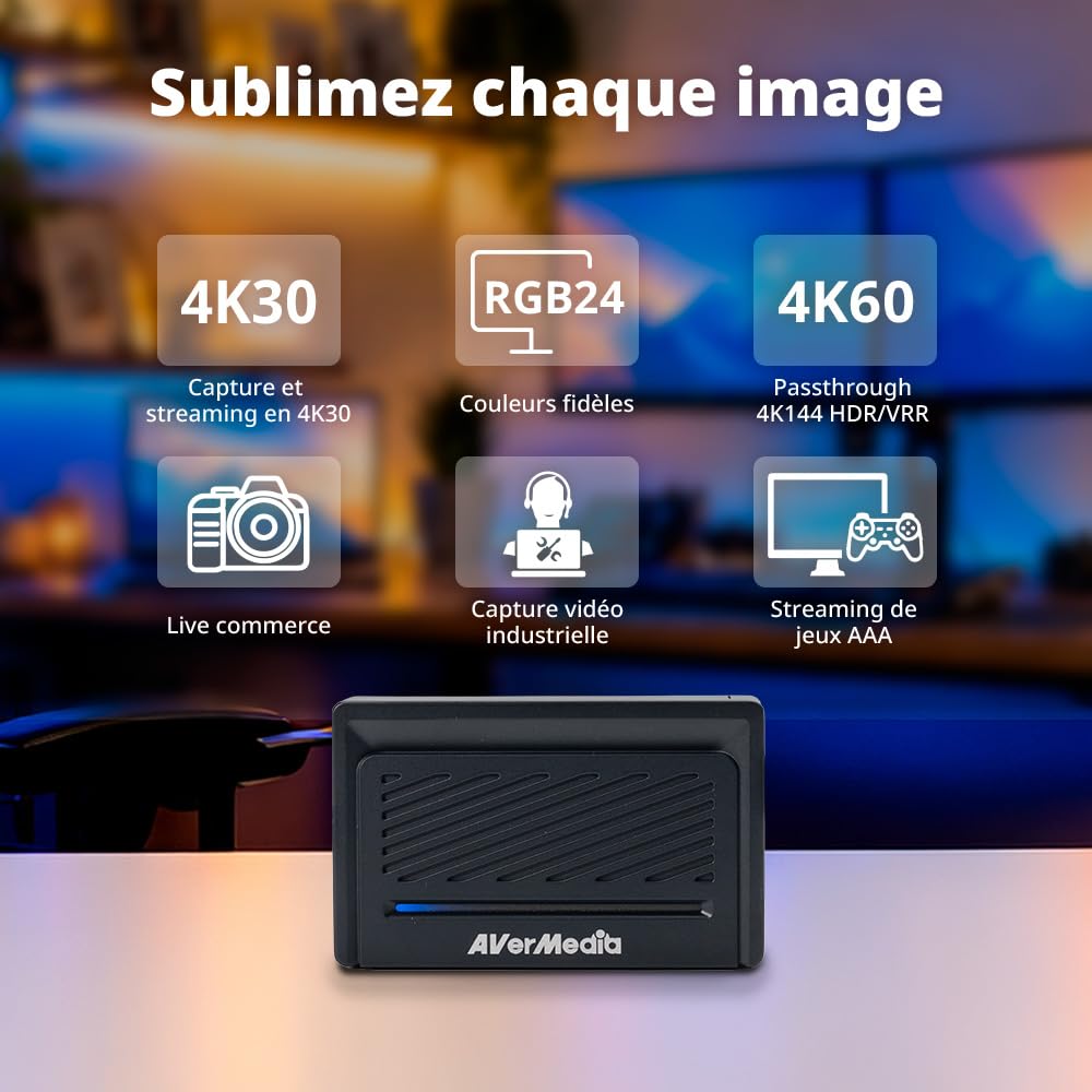 AVerMedia Streamer ULTRA GC531 carte capture 4K30 HDR