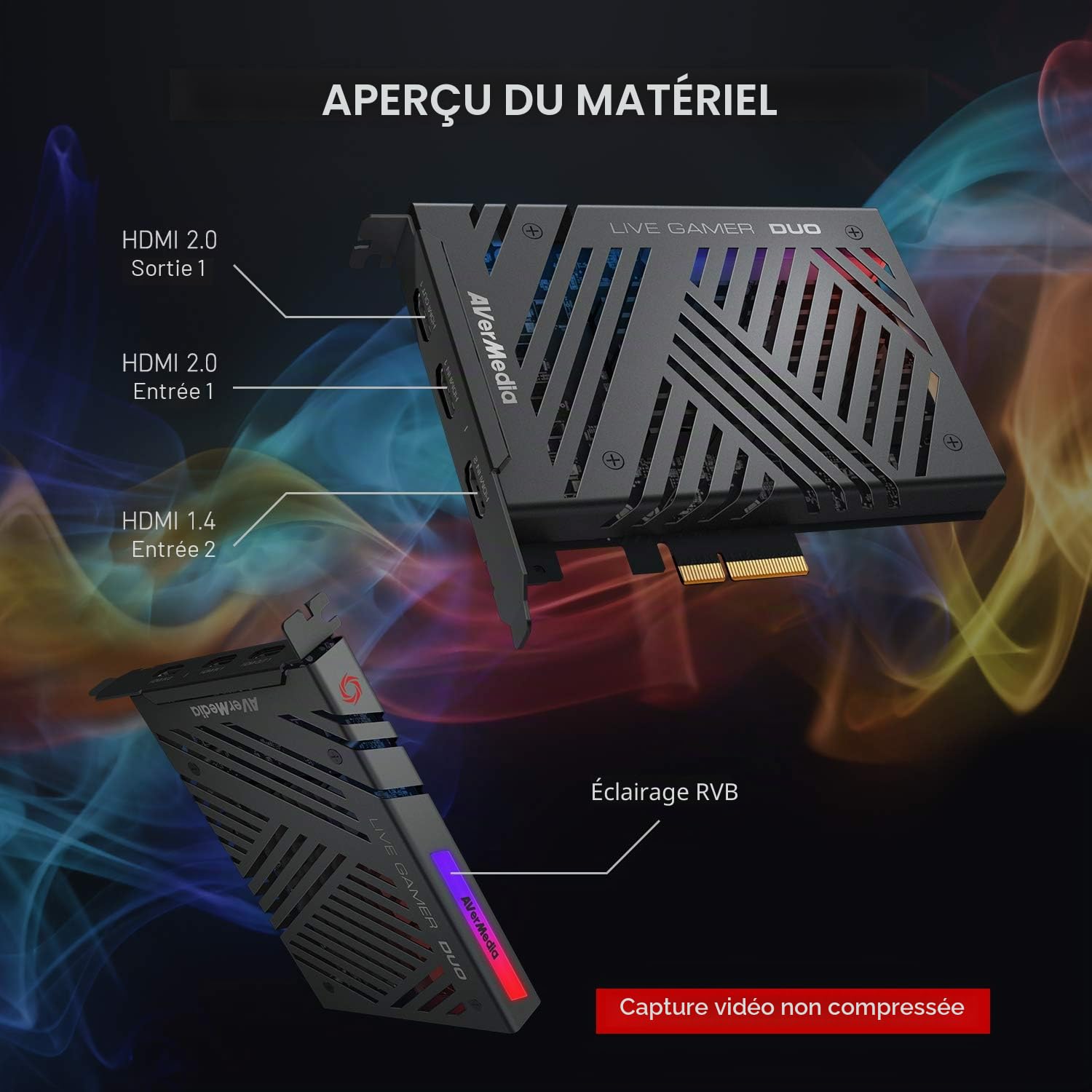 AVerMedia Live Gamer Duo GC570D carte capture double HDMI 1080p60