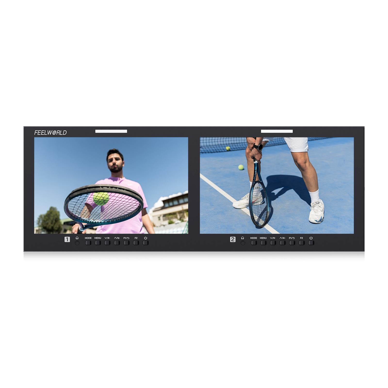 FeelWorld D101 PLUS-H double moniteur rack 10,1" 4K HDMI
