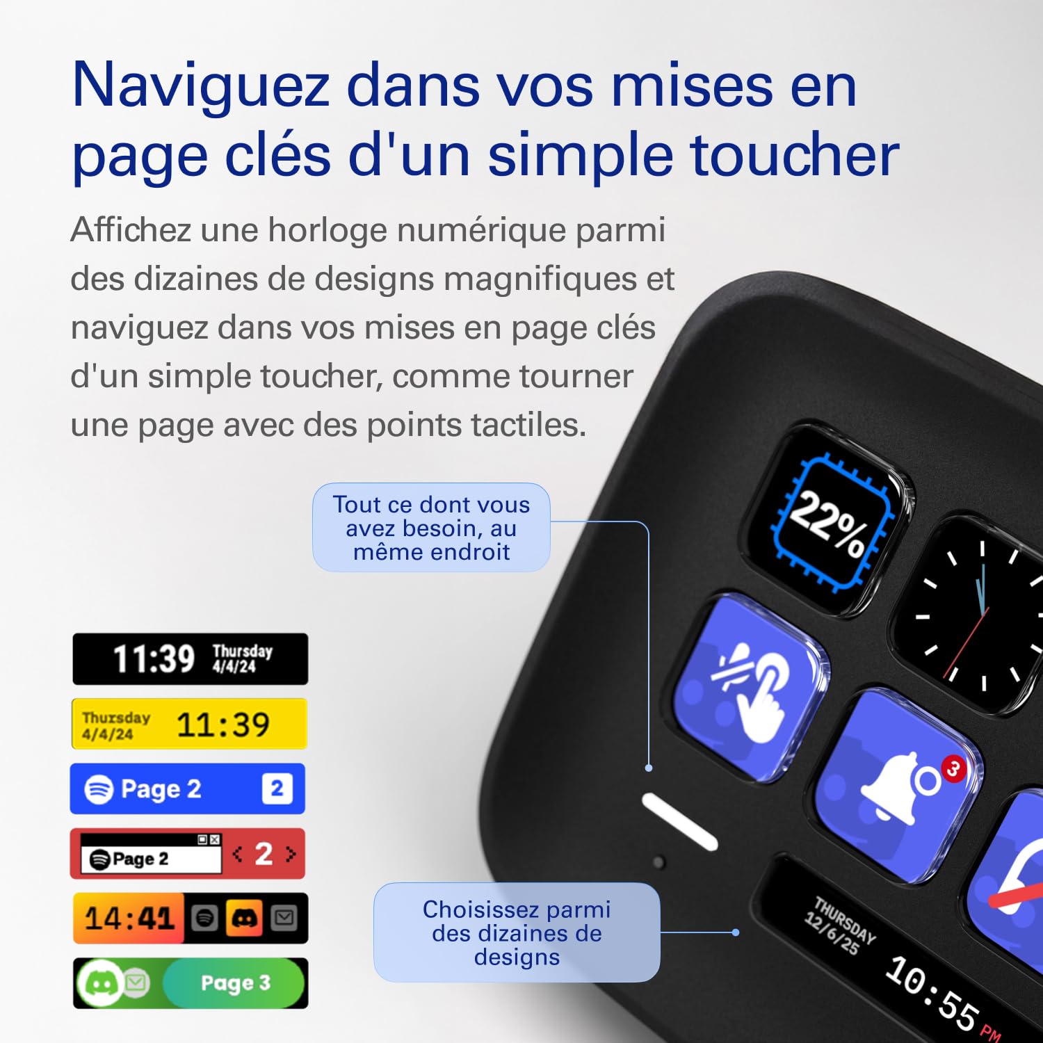 Elgato Stream Deck Neo Contrôleur 8 Touches LCD Noir