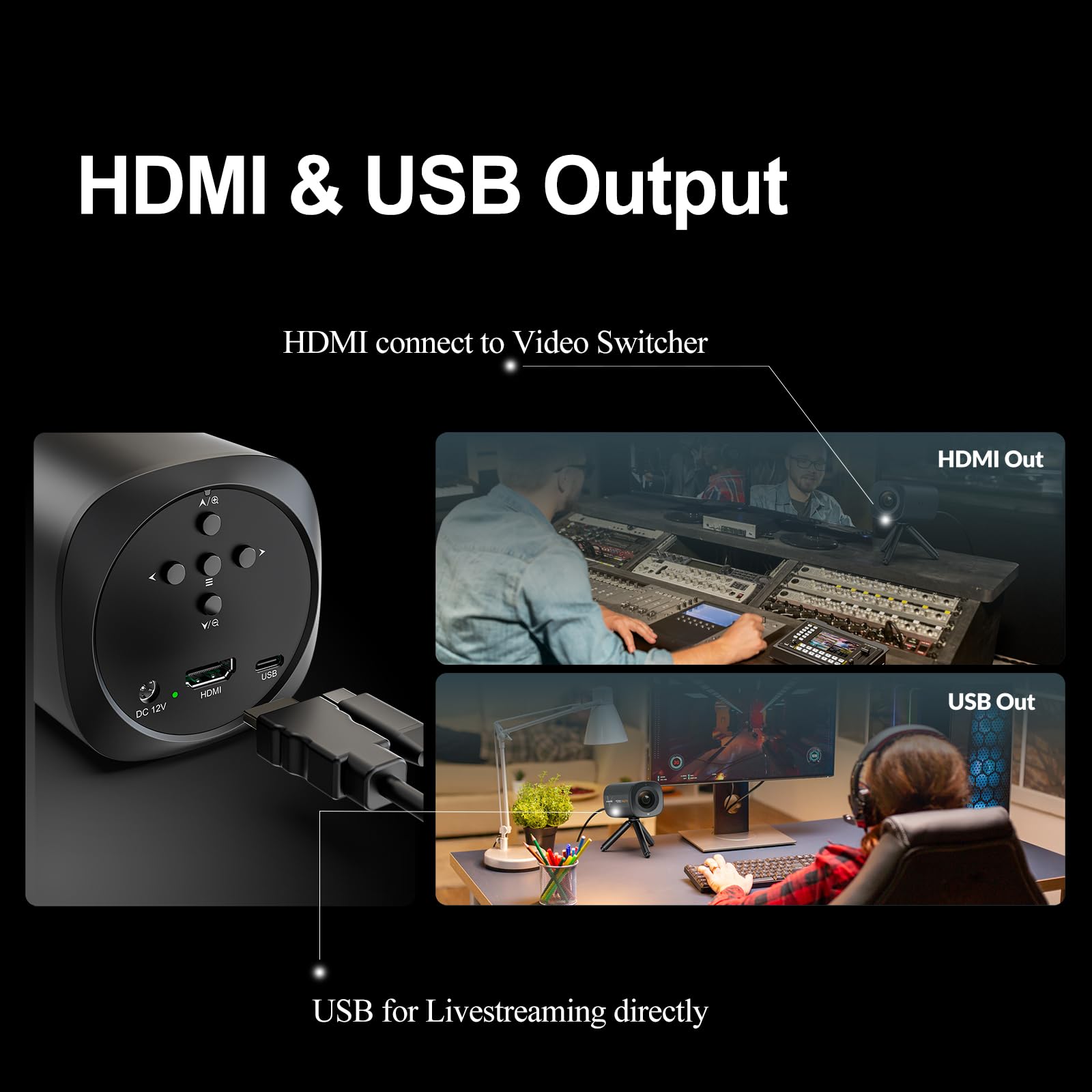 AvMatrix Eagle T10-4K caméra PTZ streaming Zoom 10x