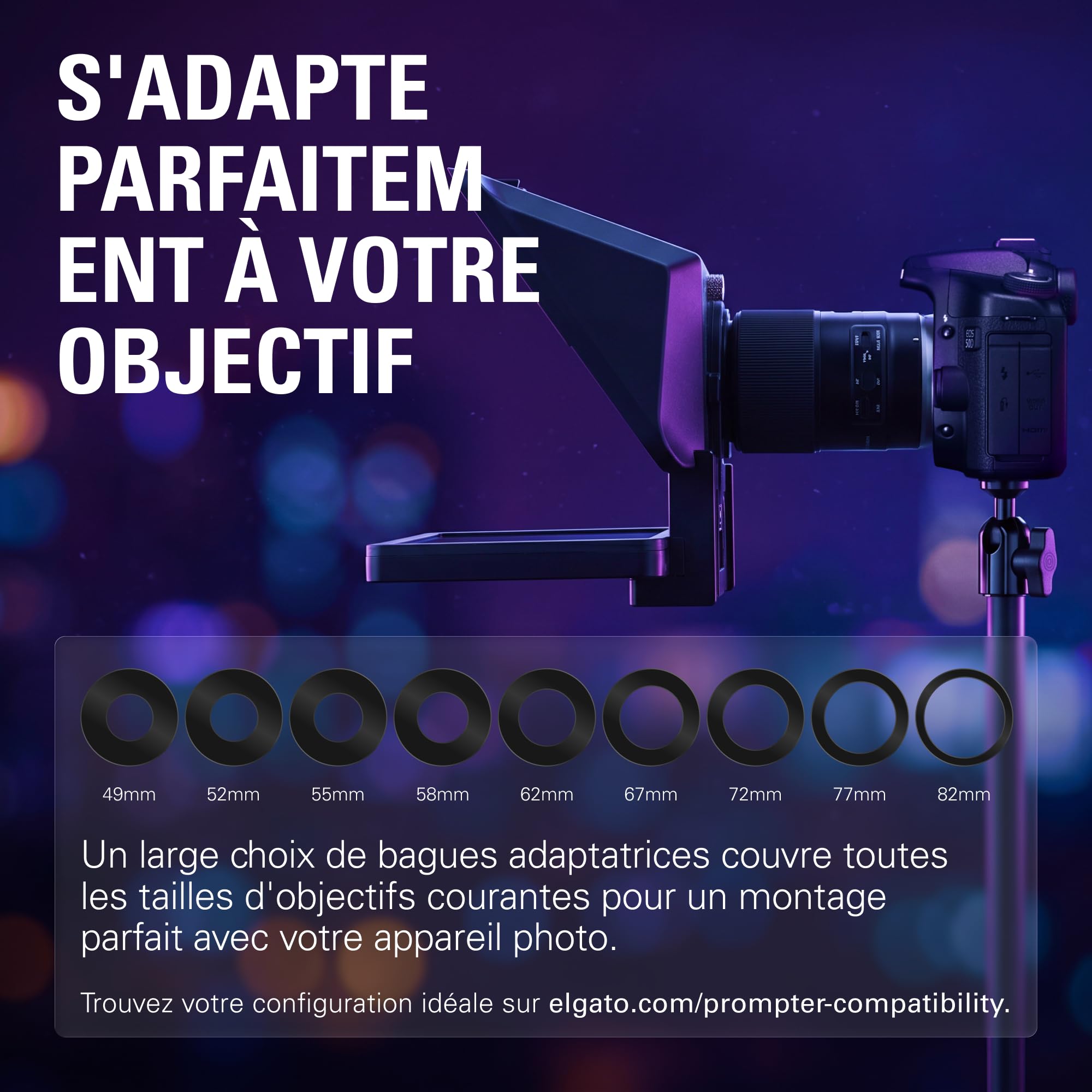 Elgato Prompter téléprompteur écran 9 pouces USB-C