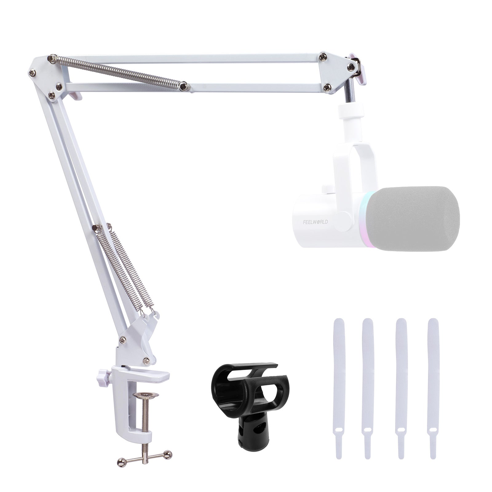 FeelWorld AMS1 bras micro articulé blanc pour PM1