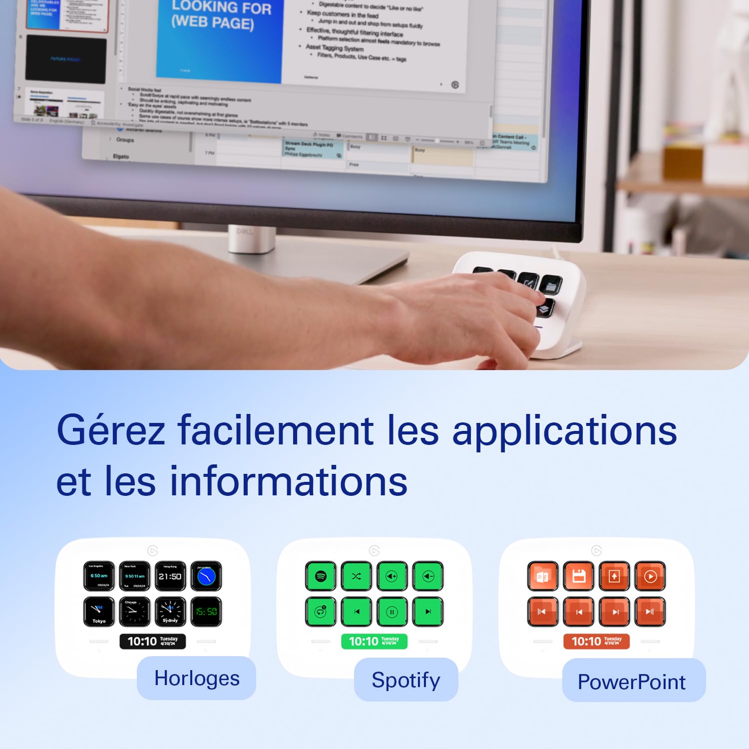 Elgato Stream Deck Neo contrôleur 8 touches USB